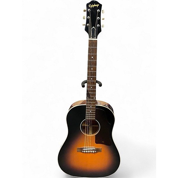 Used Epiphone INSPIRED BY GIBSON J45 Vintage Sunburst Acoustic Electric Guitar