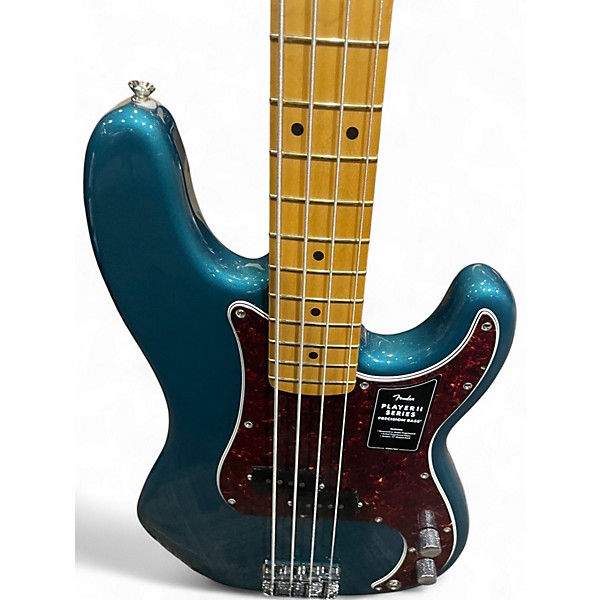 Used Fender Player Precision Bass Tropical Turquoise Electric Bass Guitar