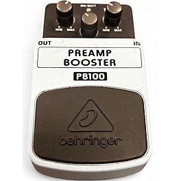 Used Behringer PB100 Preamp Booster Effect Pedal