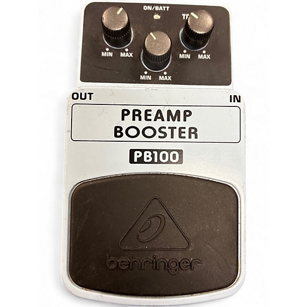 Used Behringer PB100 Preamp Booster Effect Pedal