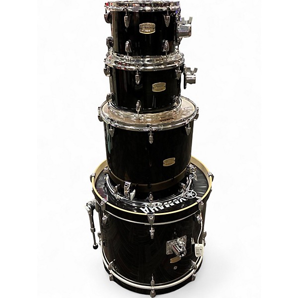 Used Yamaha 4 Piece Stage Custom RAVEN BLACK Drum Kit