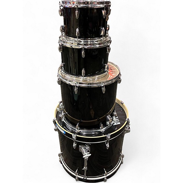 Used Yamaha 4 Piece Stage Custom RAVEN BLACK Drum Kit
