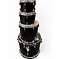 Used Yamaha 4 Piece Stage Custom RAVEN BLACK Drum Kit