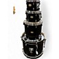 Used Yamaha 4 Piece Stage Custom RAVEN BLACK Drum Kit