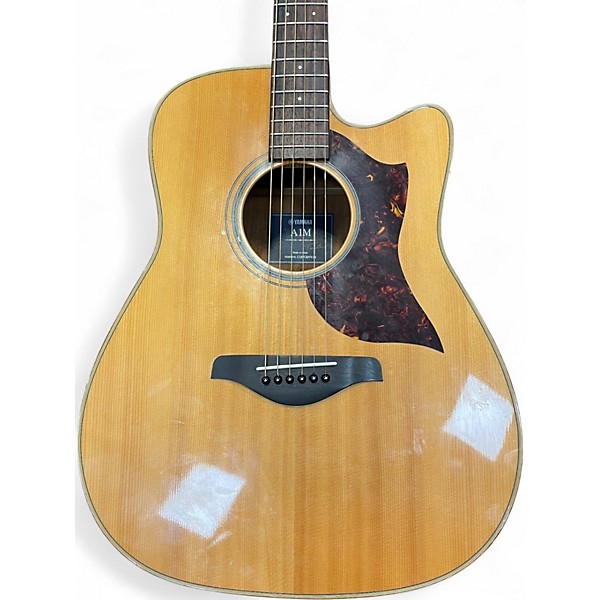 Used Yamaha A1M Natural Acoustic Electric Guitar