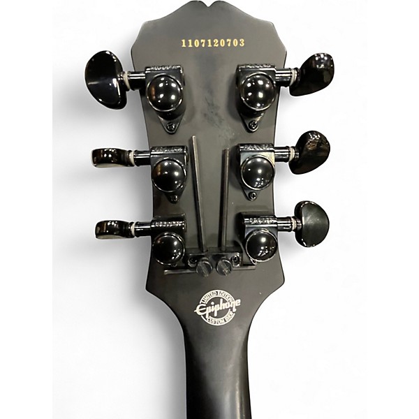 Used Epiphone Les Paul Nightfall Black Solid Body Electric Guitar