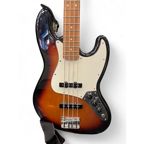 Used Fender Player Jazz Bass 3 Color Sunburst Electric Bass Guitar