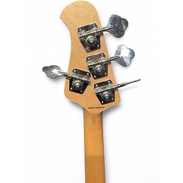 Used Sterling by Music Man RAY4 HH Candy Apple Red Electric Bass Guitar