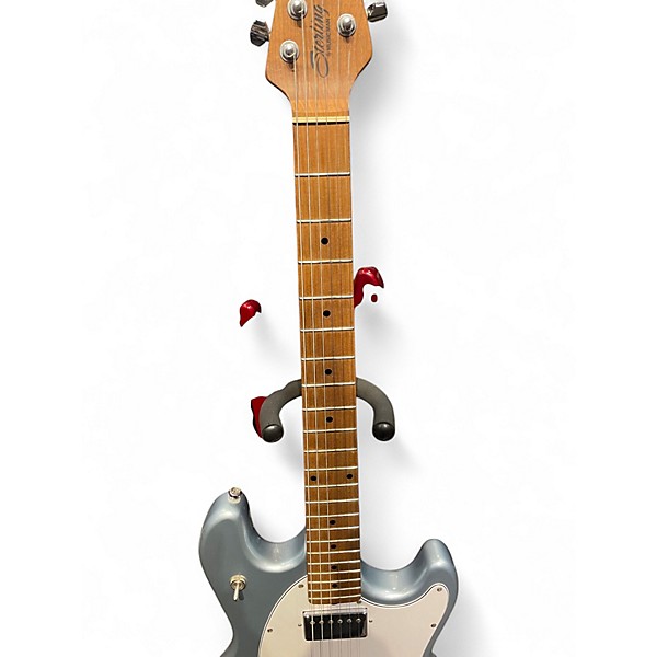 Used Sterling by Music Man SR50 Stingray Silvermist Solid Body Electric Guitar