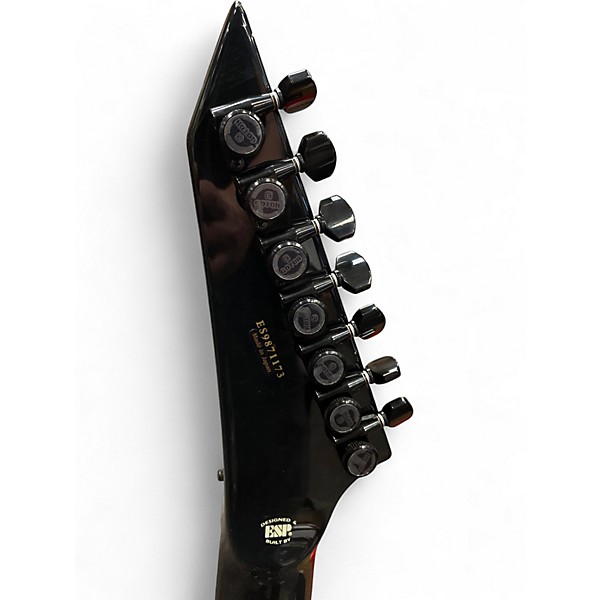 Used ESP E-II Horizon FR-7 7-String with Floyd Rose Black Solid Body Electric Guitar
