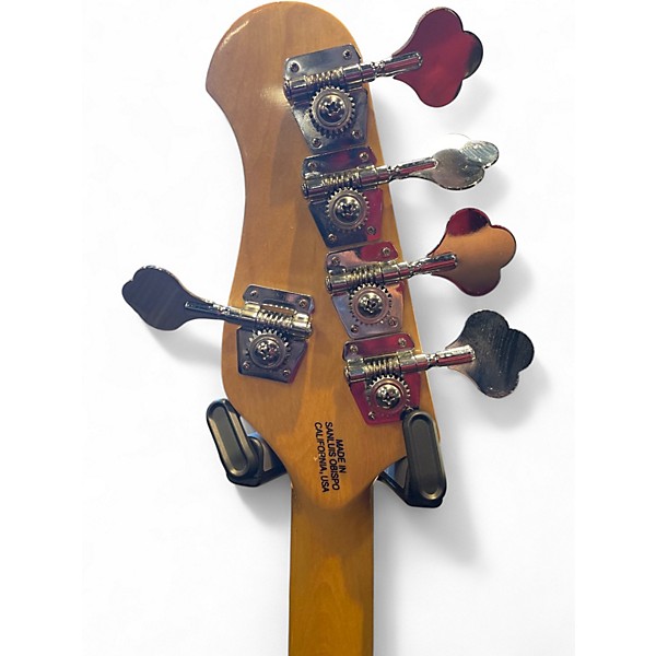 Used Ernie Ball Music Man Stingray HH 5 String Olympic White Electric Bass Guitar