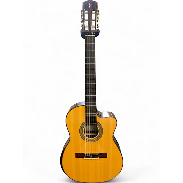 Used Alvarez AC70Hce Natural Classical Acoustic Electric Guitar