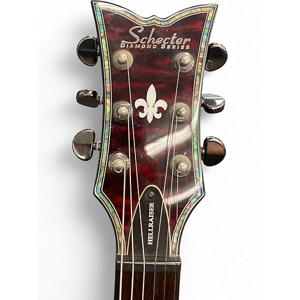 Used Schecter Guitar Research Hellraiser C1 RED Solid Body Electric Guitar