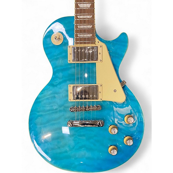 Used Epiphone standard les paul  Blue Solid Body Electric Guitar