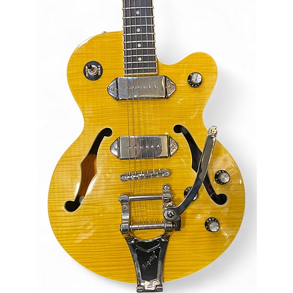 Used Epiphone Wildkat FLAME TOP Hollow Body Electric Guitar