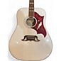 Used Epiphone Dove Pro WHITE Acoustic Electric Guitar