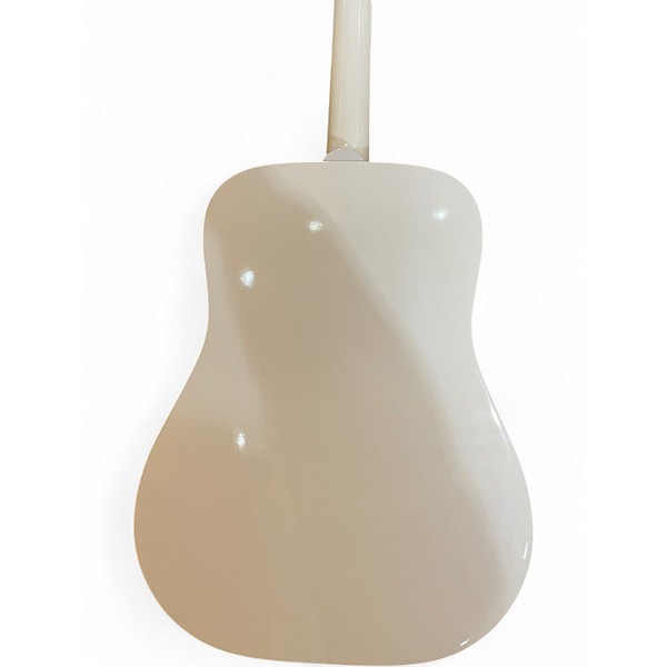 Used Epiphone Dove Pro WHITE Acoustic Electric Guitar