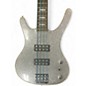 Used Musicvox  MI-5 Silver Sparkle Electric Bass Guitar