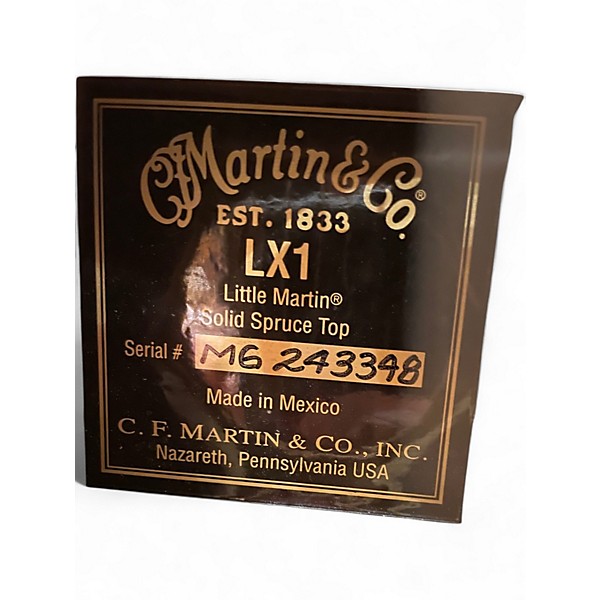 Used Martin LX1 Natural Acoustic Guitar