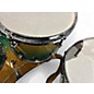 Used Drum Shop Usa 5 Piece North American Maple Aqua Fade Drum Kit