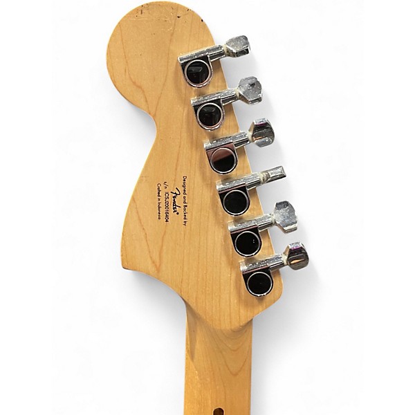 Used Squier Bullet Mustang HH Surf Green Solid Body Electric Guitar