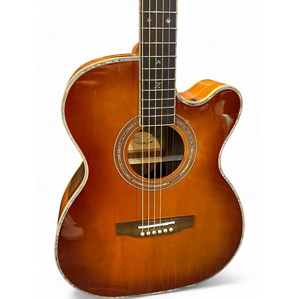 Used Zager ZAD9000MC 2 Color Sunburst Acoustic Guitar