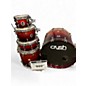 Used Crush Drums & Percussion 5 Piece Sublime E3 Maple Orange Sparkle Red Fade Drum Kit thumbnail