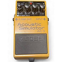 Used BOSS AC3 Acoustic Simulator Effect Pedal