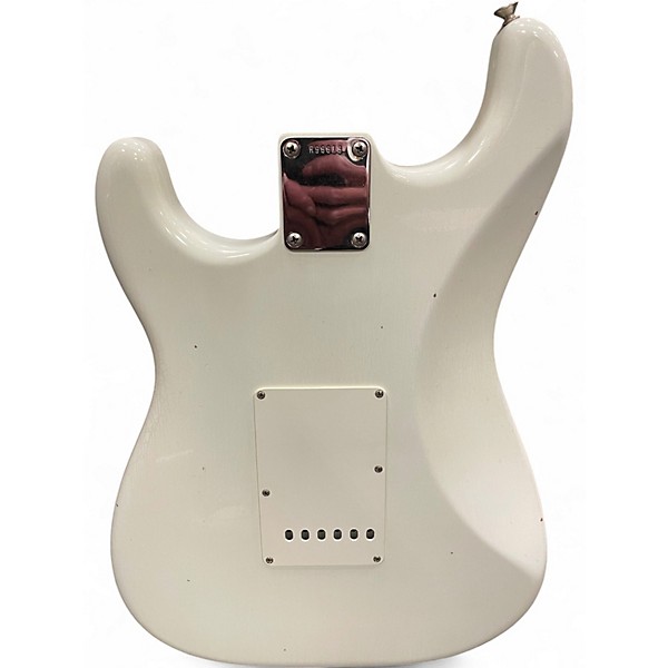 Used 2019 Fender 1960's Journeyman Strat Olympic White Solid Body Electric Guitar