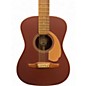 Used Fender Malibu CE Burgundy Acoustic Electric Guitar