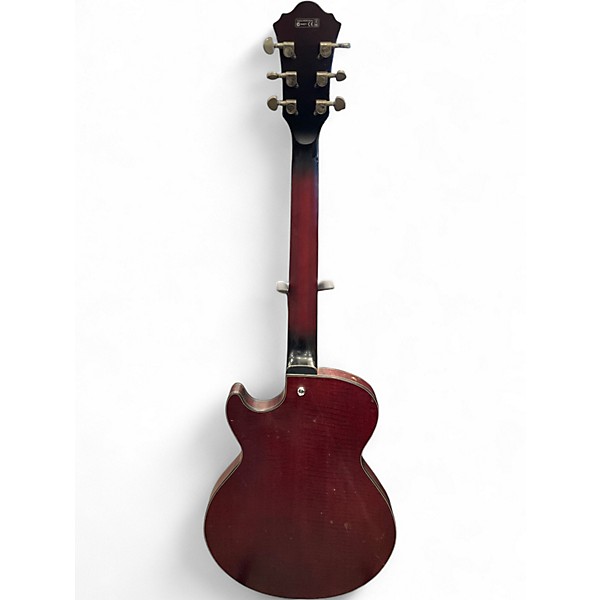 Used Ibanez AGS83BZ Wine Red Hollow Body Electric Guitar