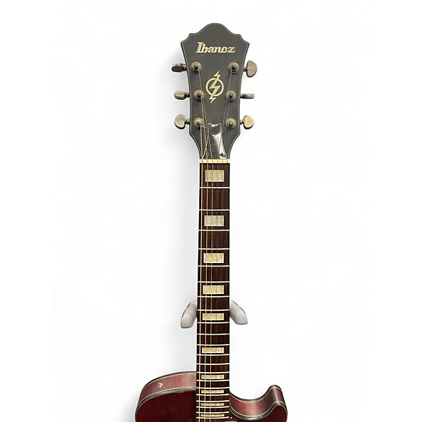 Used Ibanez AGS83BZ Wine Red Hollow Body Electric Guitar