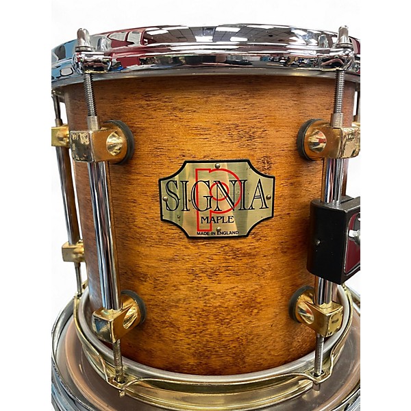 Used Premier 5 Piece signia maple Walnut Drum Kit