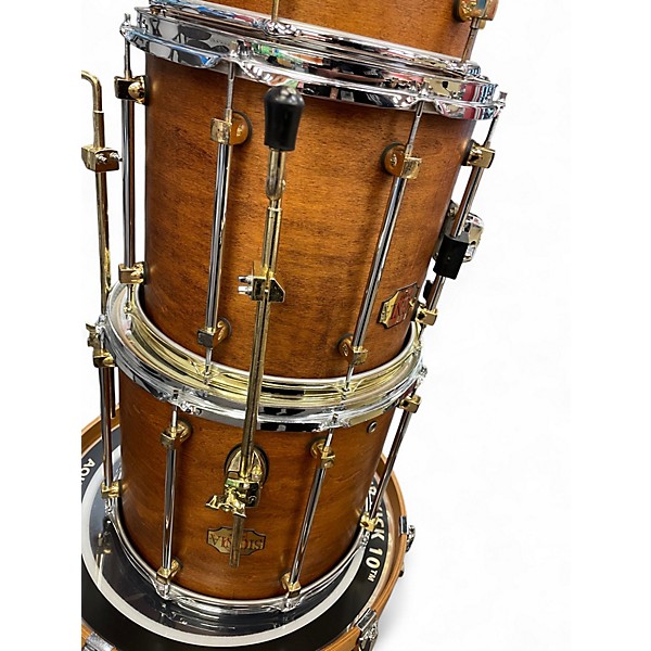 Used Premier 5 Piece signia maple Walnut Drum Kit