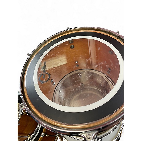 Used Premier 5 Piece signia maple Walnut Drum Kit