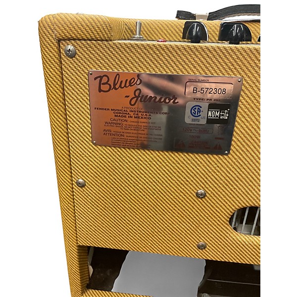 Used Fender Blues Junior Tweed 15W 1x12 Tube Guitar Combo Amp