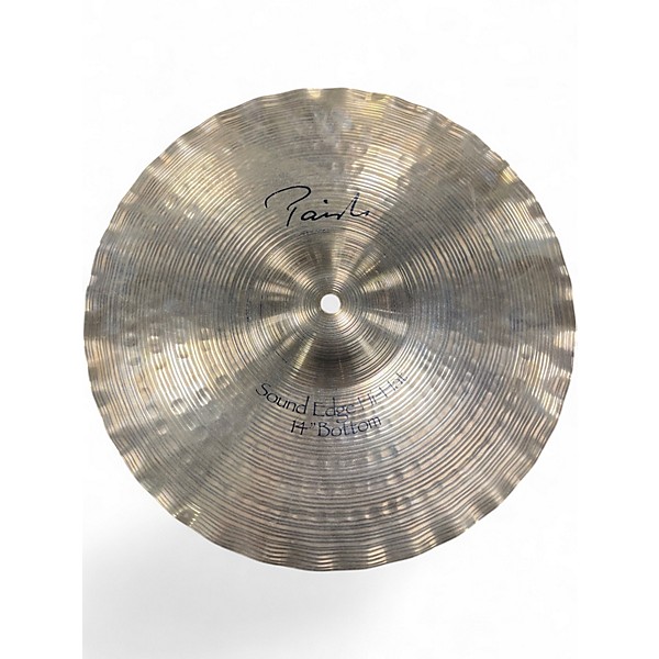 Used Paiste 14in Signature Sound Edge Hi Hat Pair Cymbal