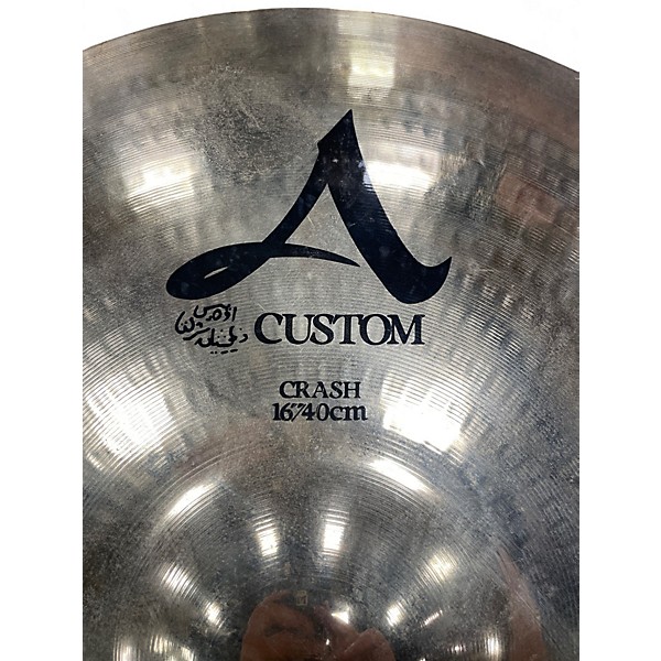 Used Zildjian 16in A Custom Crash Cymbal