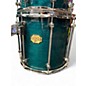 Used Premier 5 Piece Signia Maple Emerald Green Drum Kit