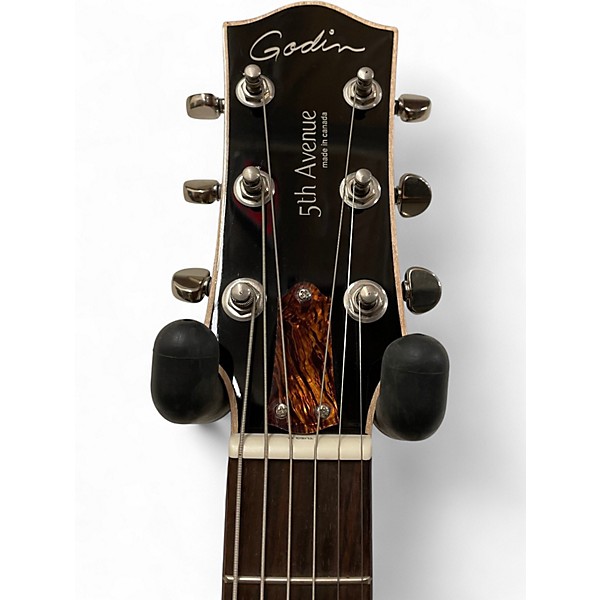 Used Godin 5th Avenue Kingpin II Cognac Burst Hollow Body Electric Guitar