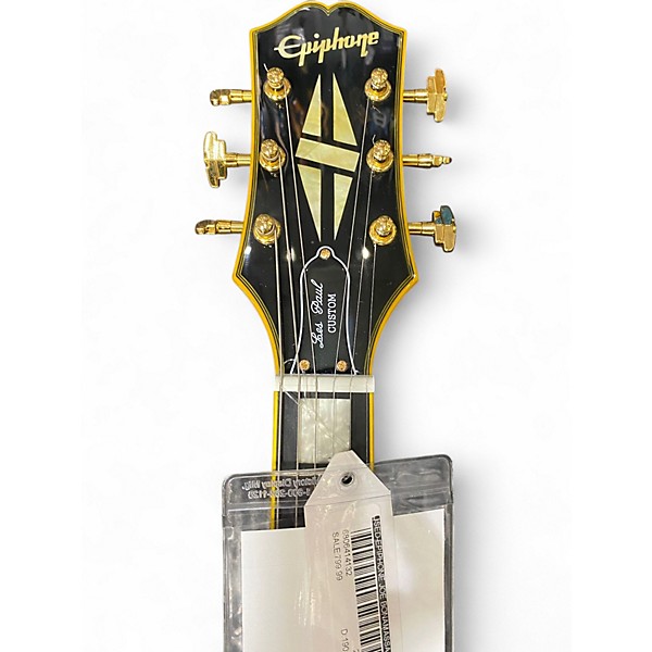 Used Epiphone Joe Bonamassa Les Paul Black and Gold Solid Body Electric Guitar