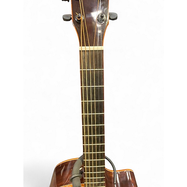 Used Washburn WCG25SCE Comfort Natural Acoustic Electric Guitar