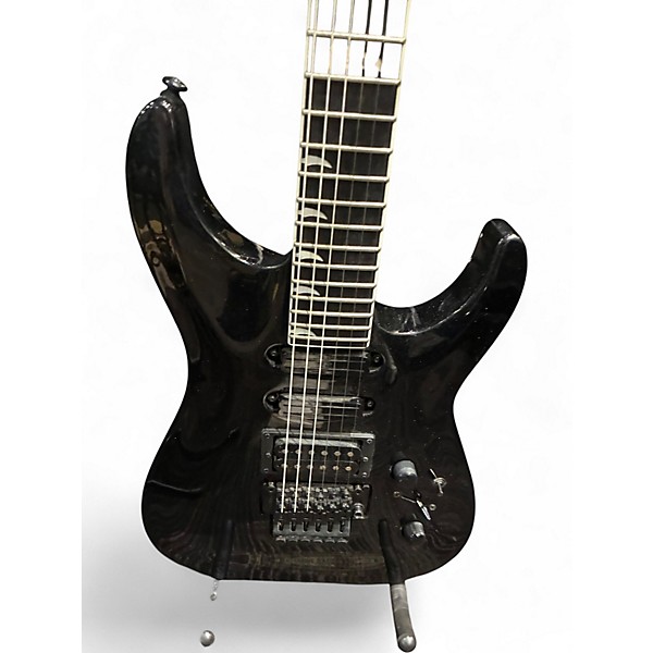 Used Kramer SM-1 Black Sparkle Solid Body Electric Guitar