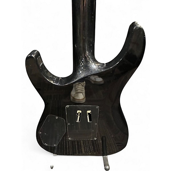 Used Kramer SM-1 Black Sparkle Solid Body Electric Guitar