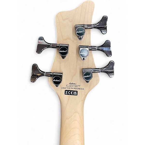 Used Jackson JS3VQM Purple Phaze Electric Bass Guitar