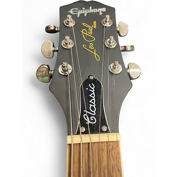 Used Epiphone Les Paul Classic Sunburst Solid Body Electric Guitar