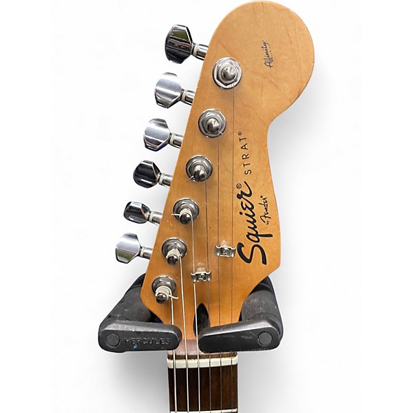 Used Squier Affinity Stratocaster BLACK Solid Body Electric Guitar