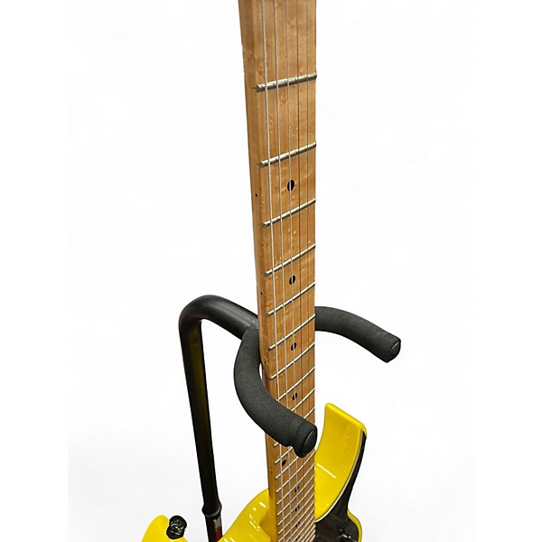 Used Ibanez rg350m Black and Yellow Solid Body Electric Guitar