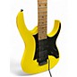 Used Ibanez rg350m Black and Yellow Solid Body Electric Guitar
