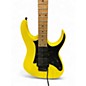 Used Ibanez rg350m Black and Yellow Solid Body Electric Guitar